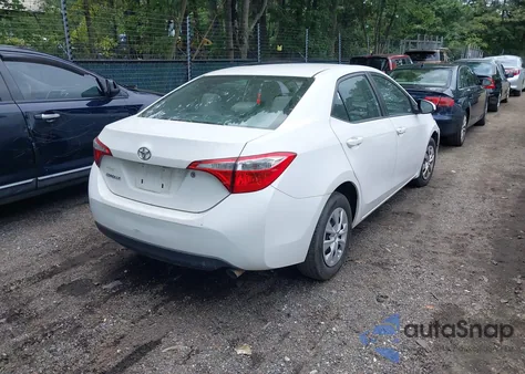 2015 Toyota Corolla L from USA, damaged, VIN 2T1BURHE9FC392816